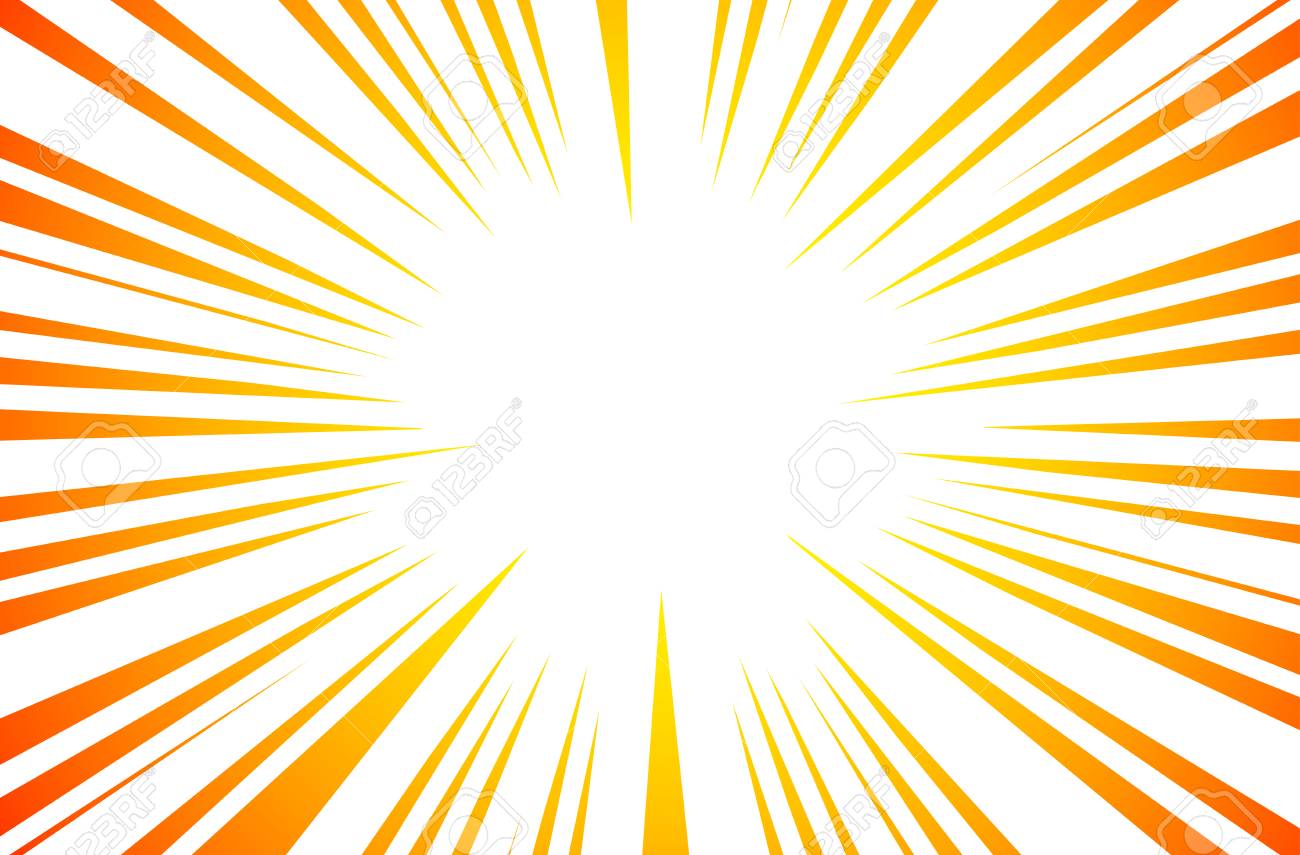 sun rays or explosion boom for comic books radial background