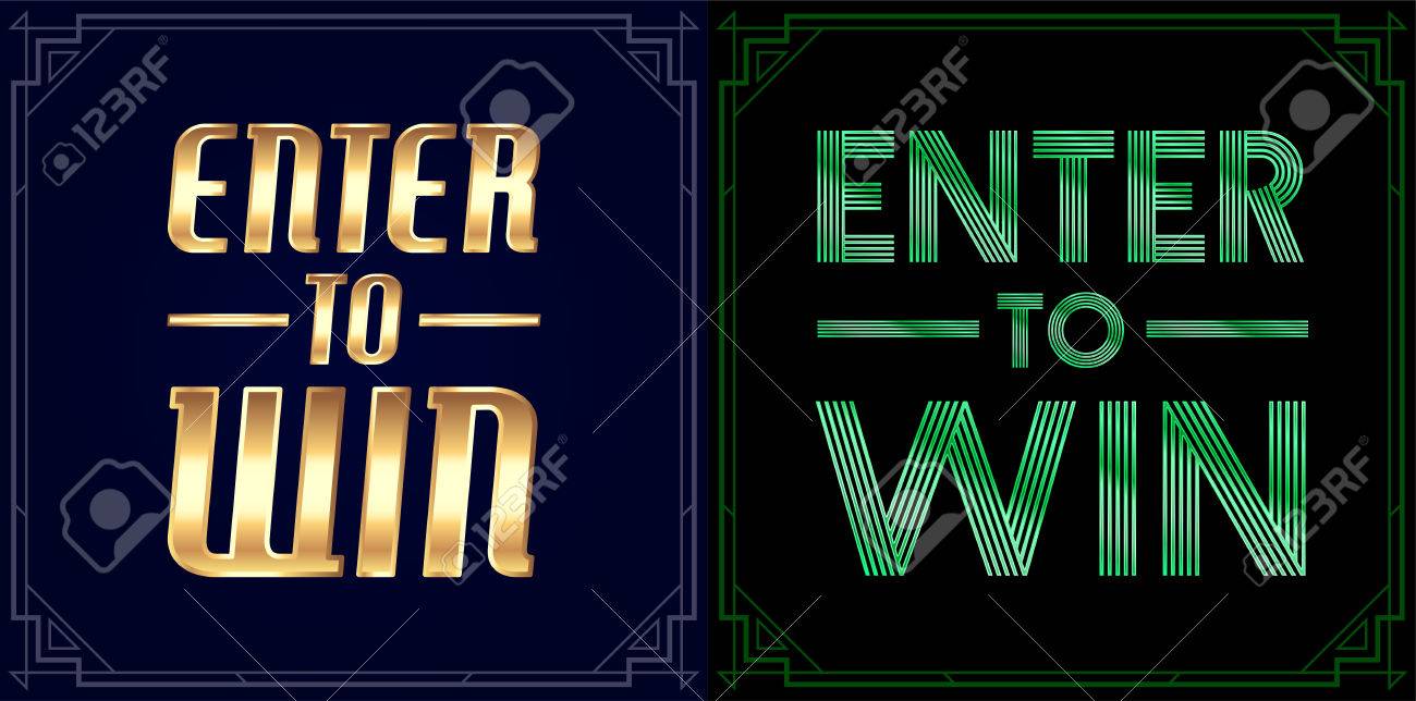 set of enter to win sweepstakes vector signs royalty free cliparts enter to win signs