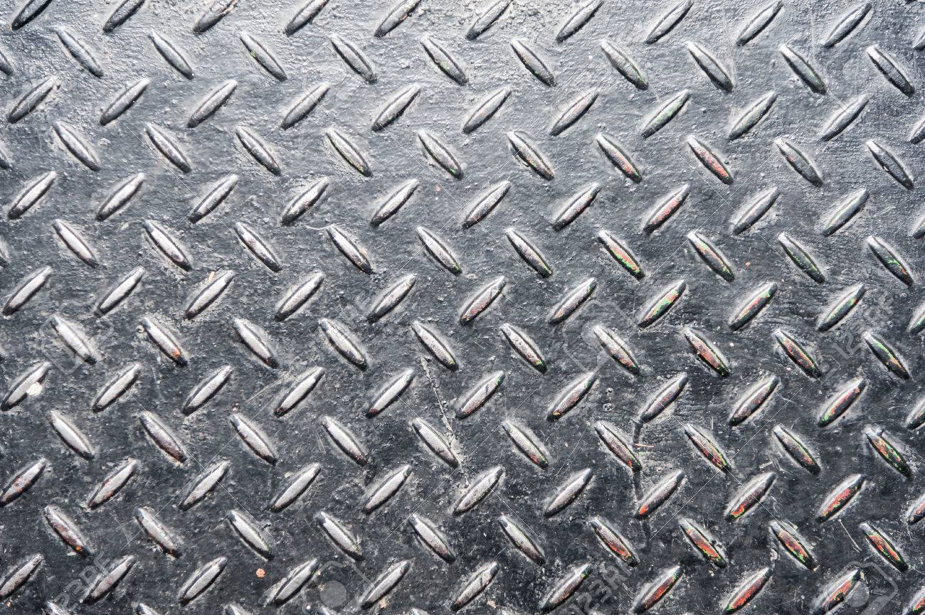 grunge diamond metal plate