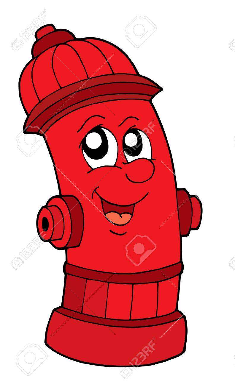 かわいい赤消火栓 ベクトル イラストです のイラスト素材 ベクタ Image かわいい赤消火栓 ベクトル イラストです のイラスト素材 ベクタ Image