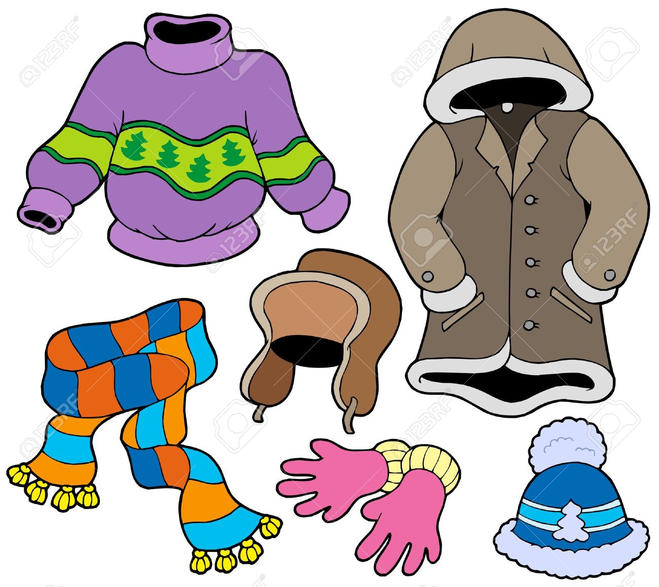 Image result for dress warm clipart