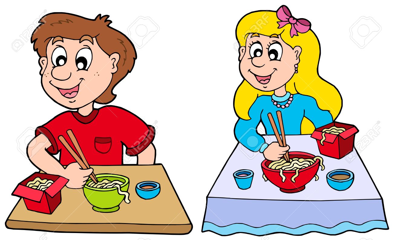 男の子と女の子の中華料理 ベクター イラストを食べるします のイラスト素材 ベクタ Image 男の子と女の子の中華料理 ベクター イラストを食べるします のイラスト素材 ベクタ Image