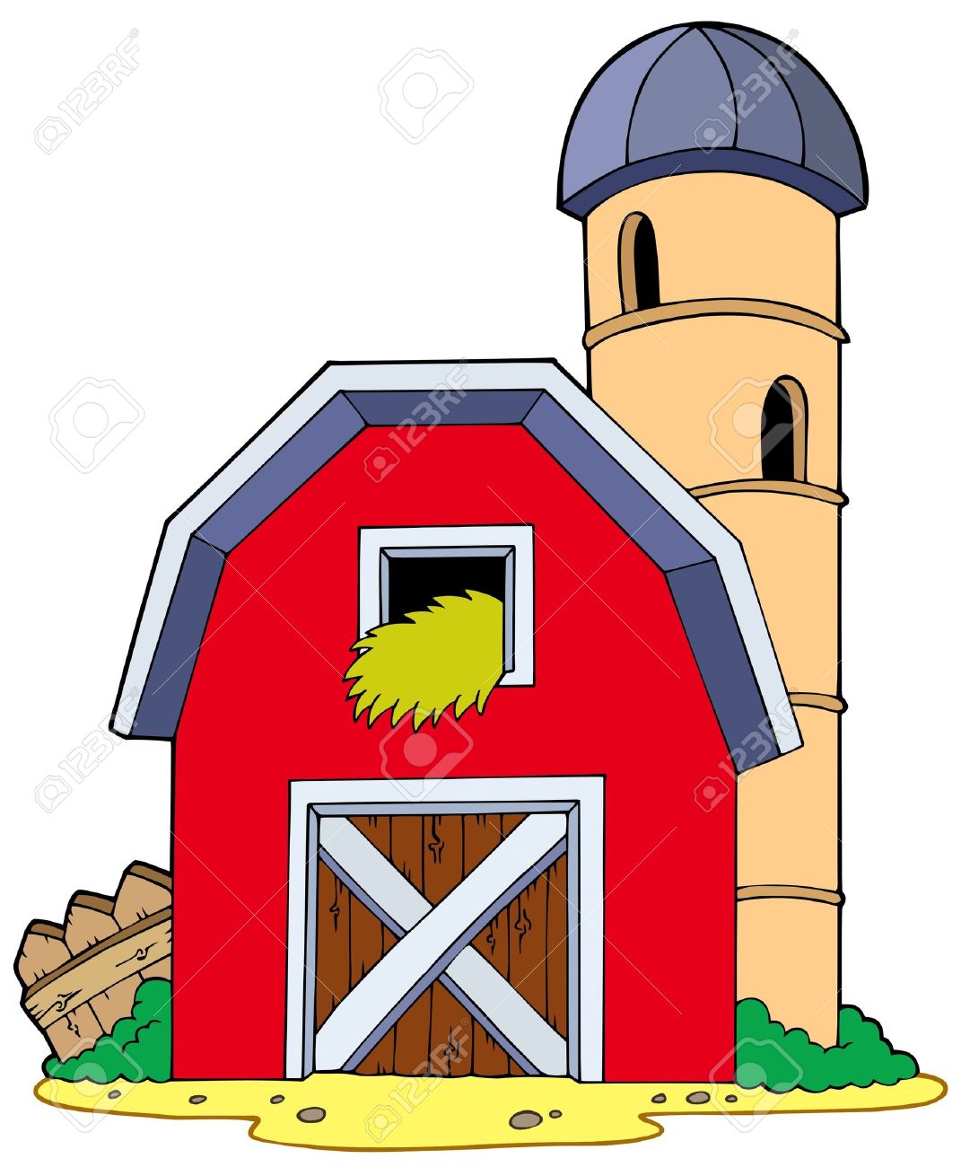 Red Barn Doors Clip Art cartoon red barn doors Red Barn Doors Clip Art cartoon red barn doors