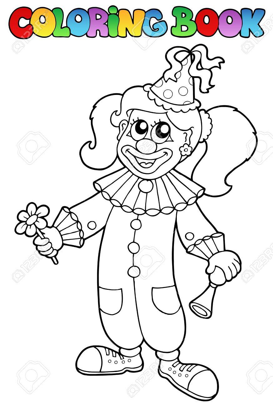 Libro Para Colorear Con Feliz Payaso 5 - Ilustración Vectorial. Ilustraciones Svg, Vectoriales, Clip Art Vectorizado Libre De Derechos. Image 11654785. Libro Para Colorear Con Feliz Payaso 5 - Ilustración Vectorial. Ilustraciones Svg, Vectoriales, Clip Art Vectorizado Libre De Derechos. Image 11654785.