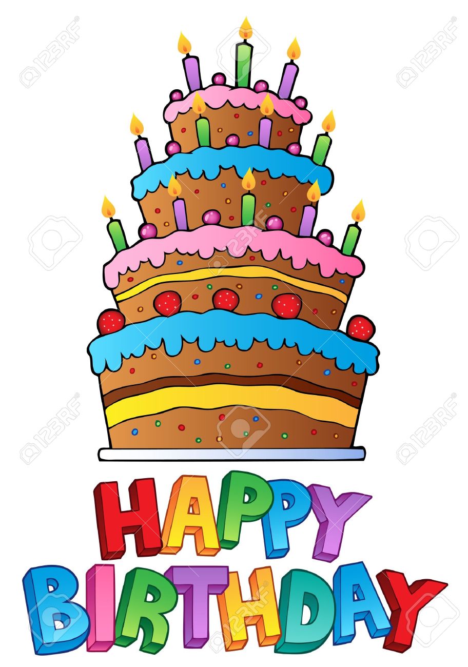 happy birthday topic image 2 vector illustration royalty free