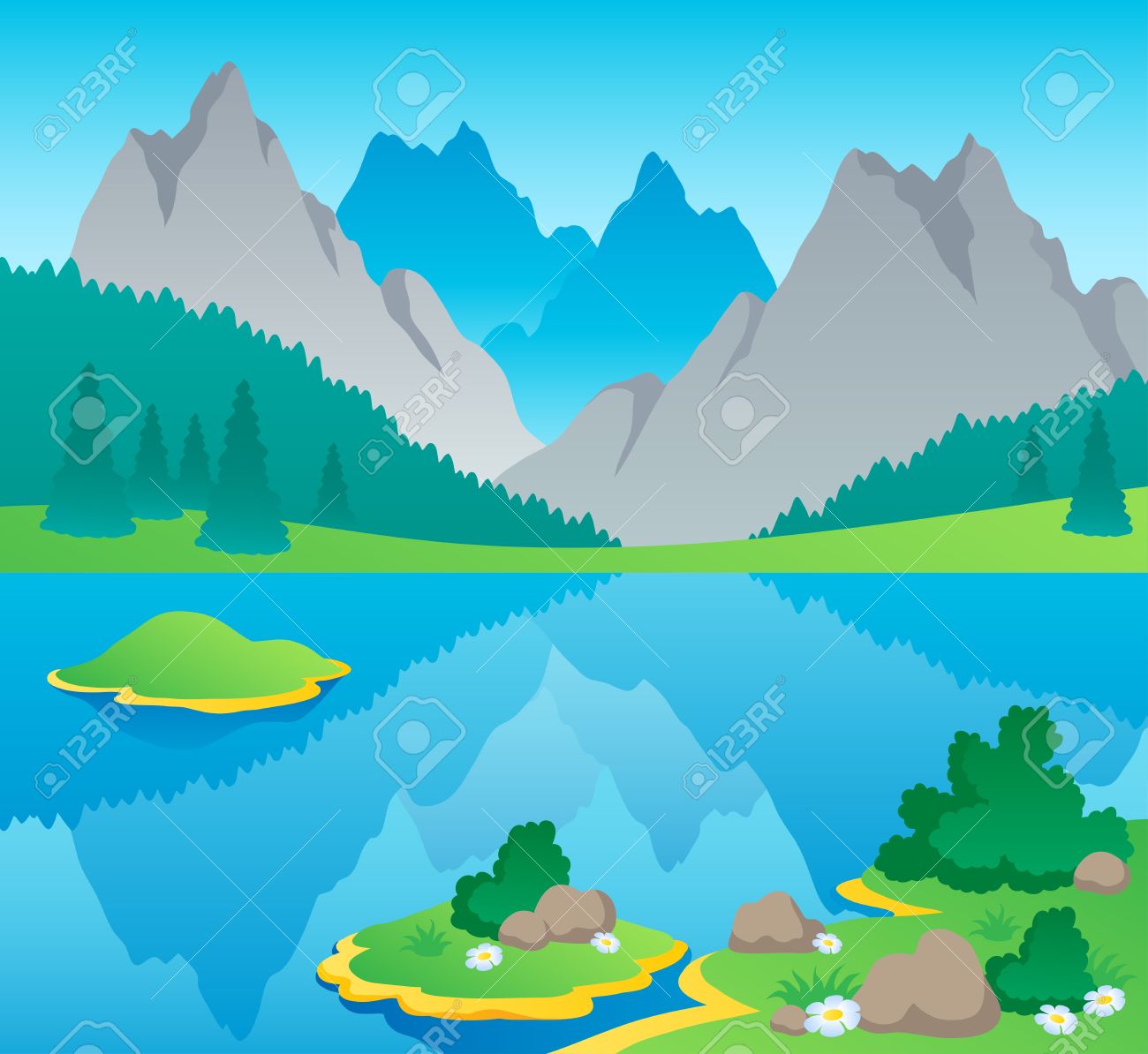 Mountain Theme Landscape 6 Vector Illustration Royalty Free Cliparts Vectors And Stock Illustration Image 12482824 mountain theme landscape 6 vector illustration