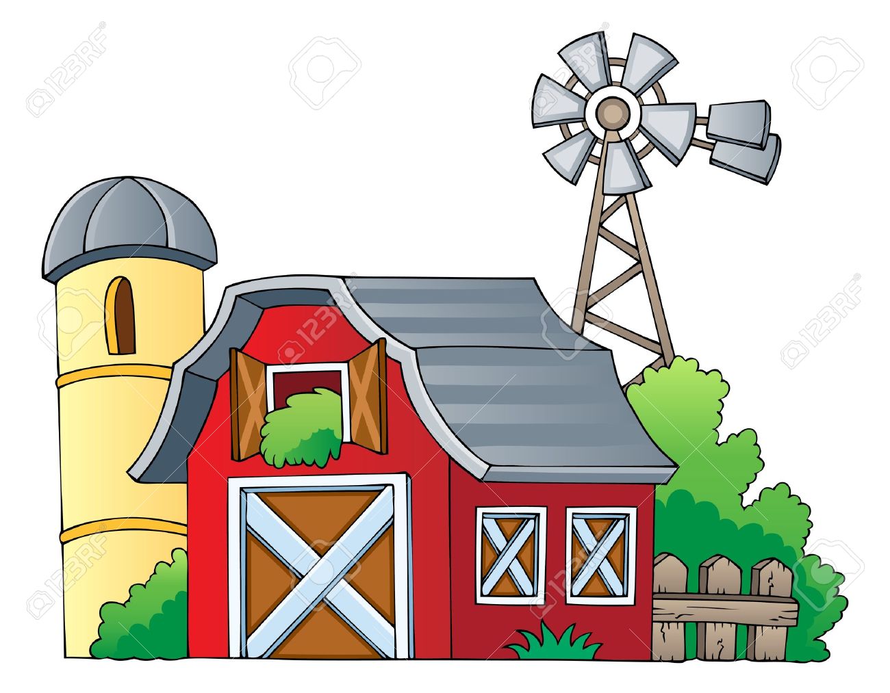 farm theme image 1 vector illustration royalty free cliparts