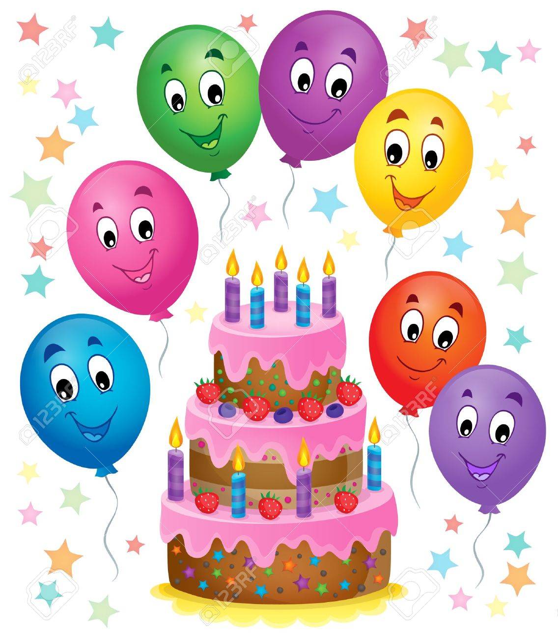 誕生日のケーキのテーマ 7 ベクトル イラスト画像 のイラスト素材 ベクタ Image 誕生日のケーキのテーマ 7 ベクトル イラスト画像 のイラスト素材 ベクタ Image