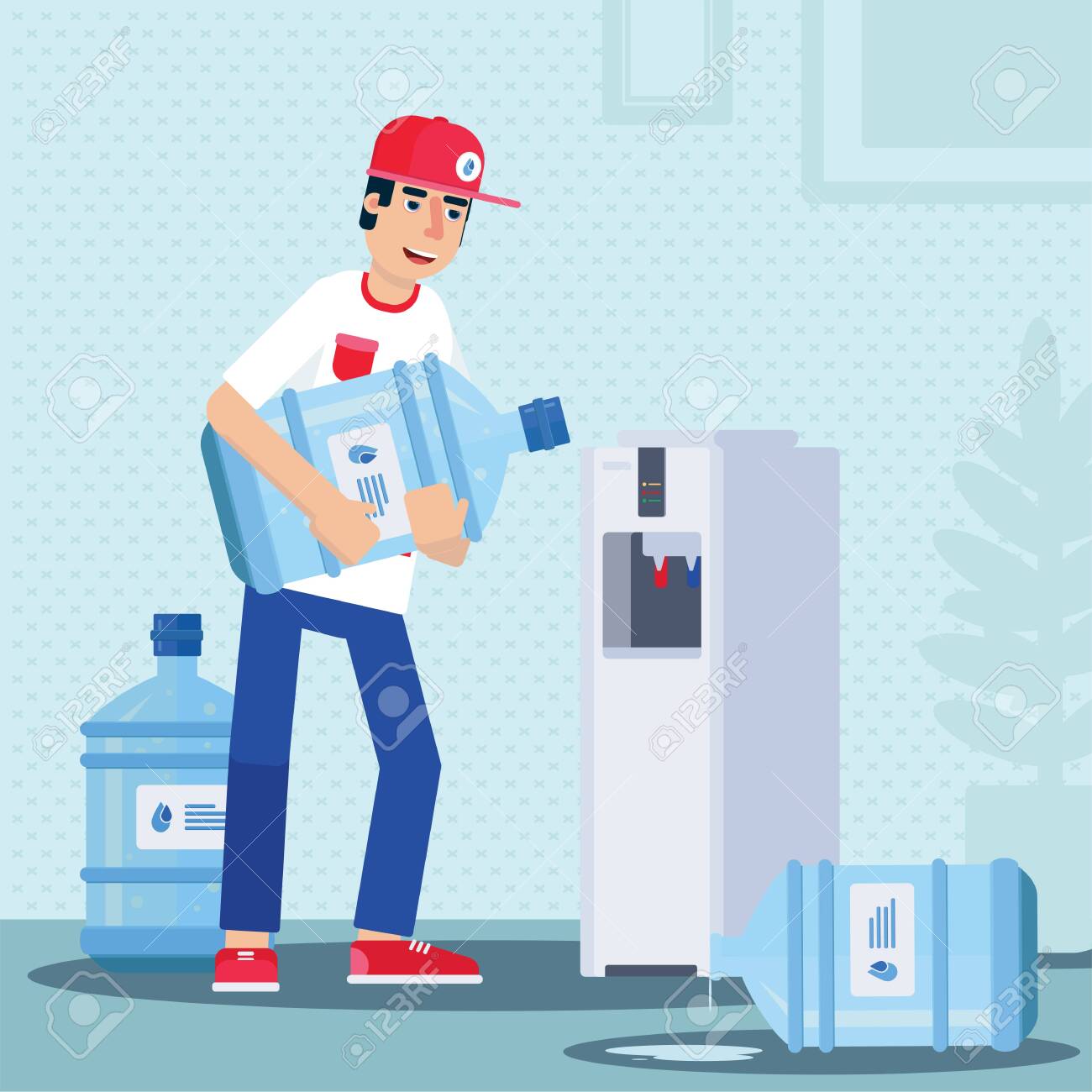 water cooler jug delivery