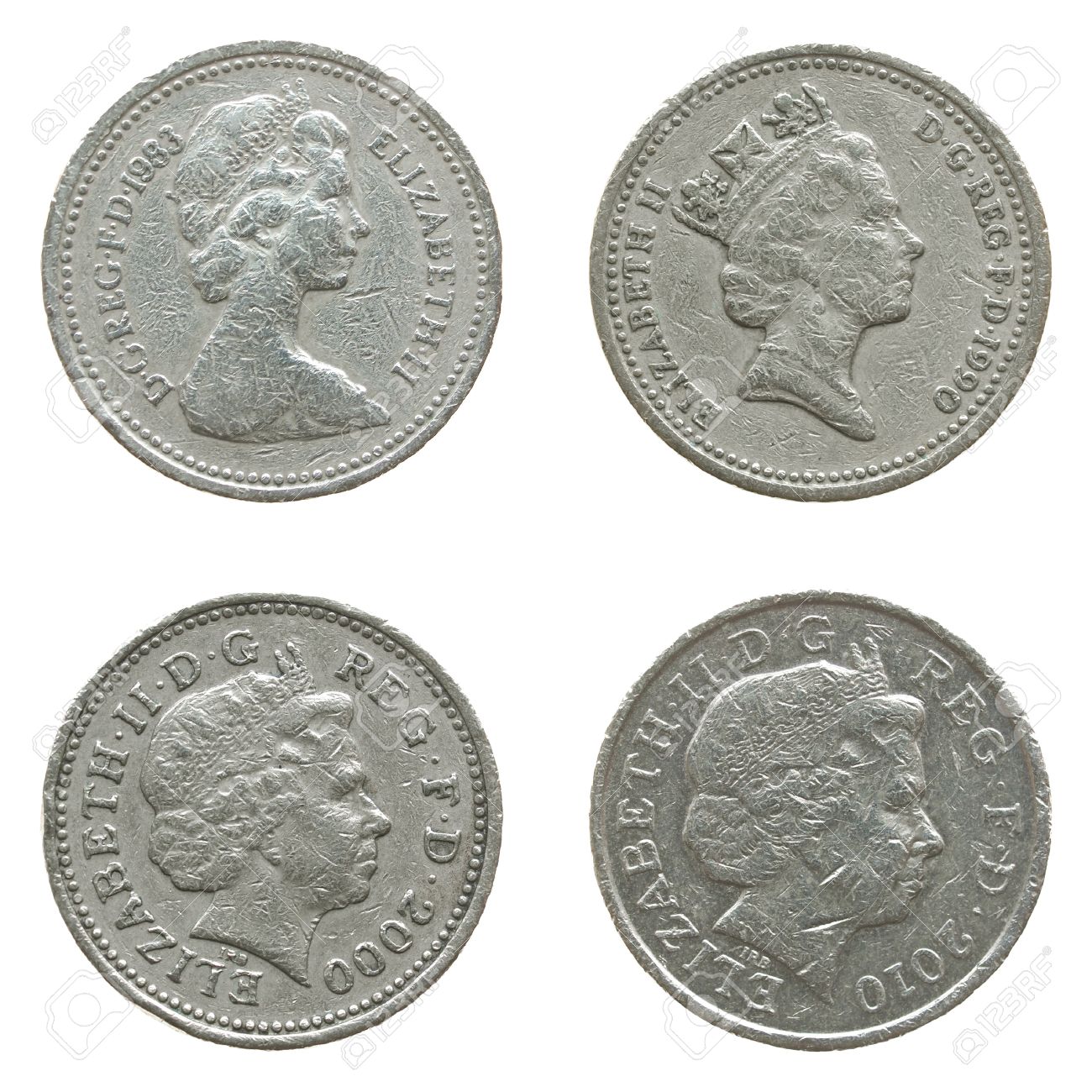 1ポンド 1983 硬貨 コイン 古銭 貨幣芸術 Coin エリザベス2世