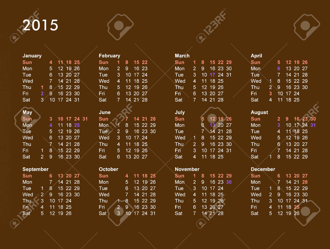 15 年英国公共 銀行休業日 青の赤 ローカル休日の祝日カレンダー の写真素材 画像素材 Image