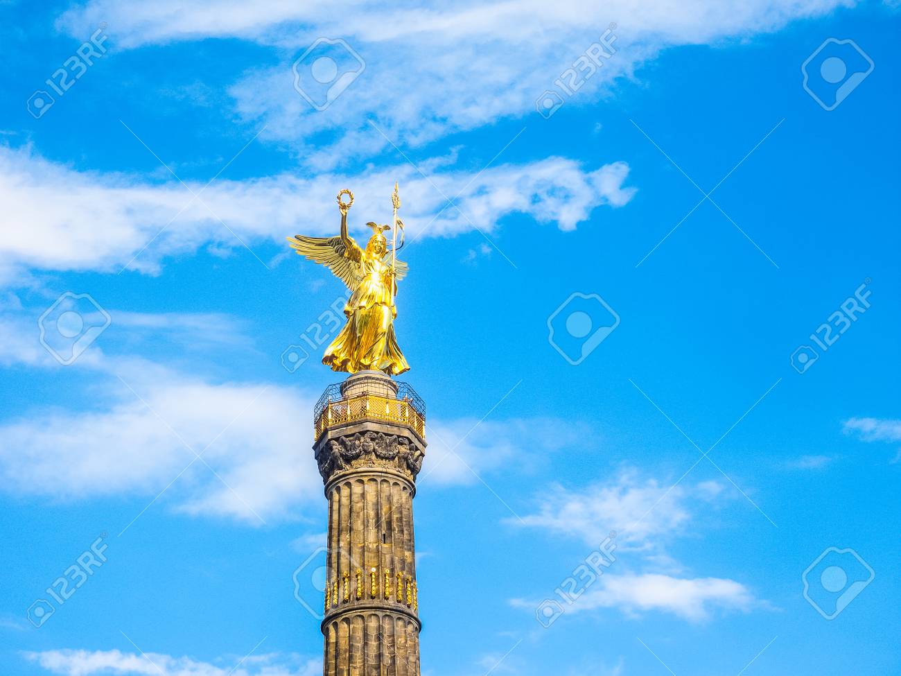 High Dynamic Range Hdr Angel Statue Aka Siegessaeule Meaning