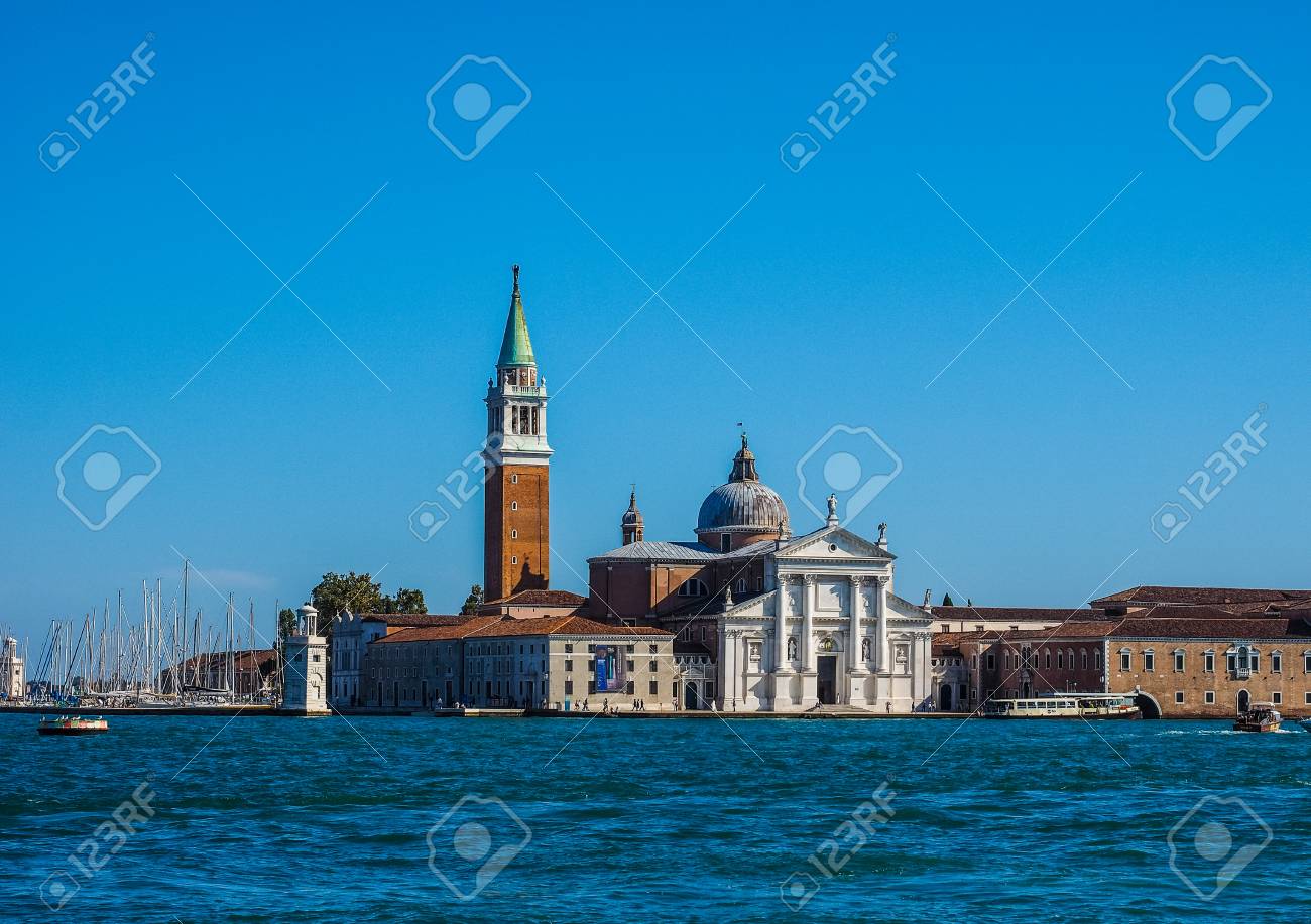 ヴェネツィア イタリア 16 年 9 月頃 Hdr サン ジョルジョ マッジョーレ島 の写真素材 画像素材 Image