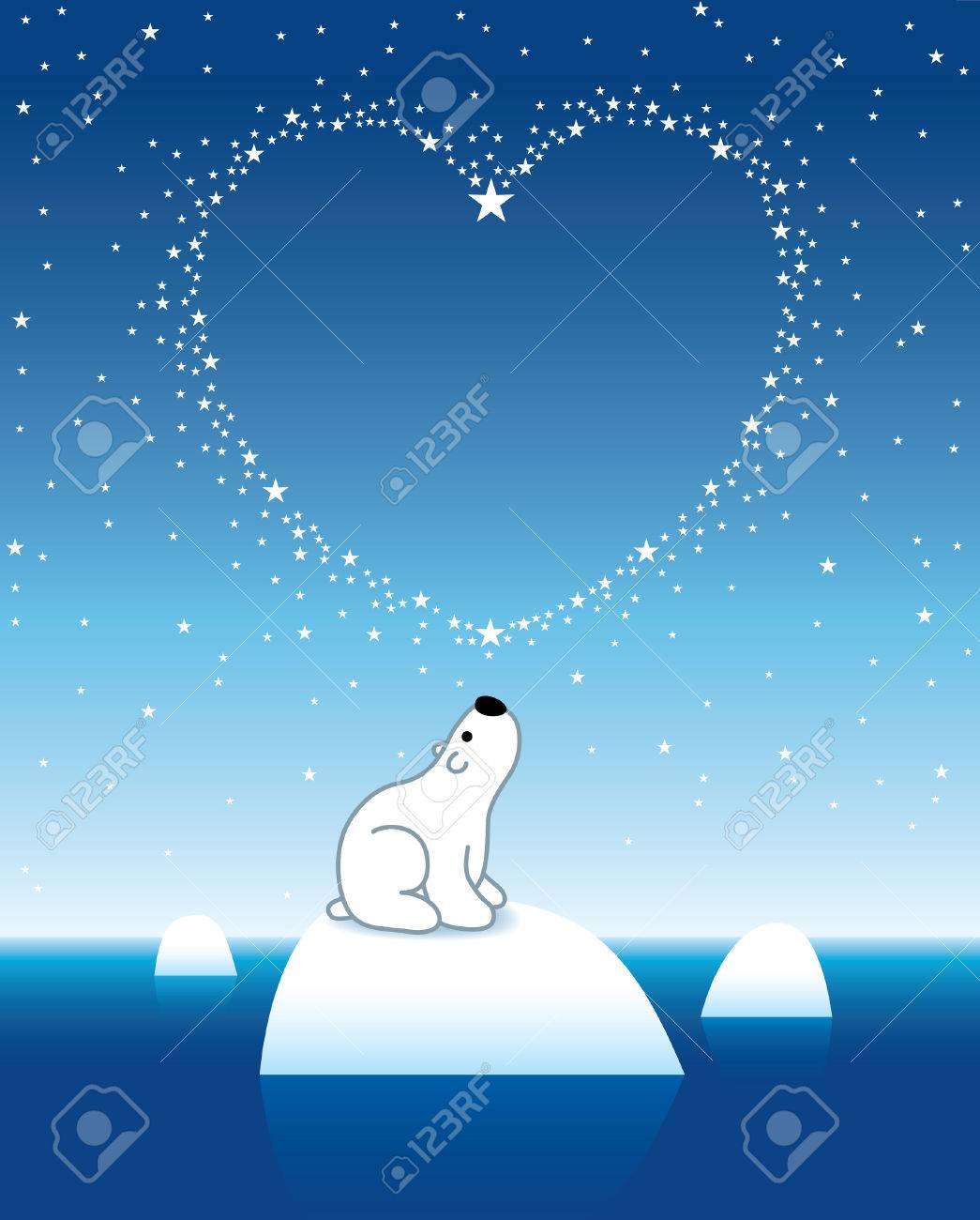 arctic polar bear on