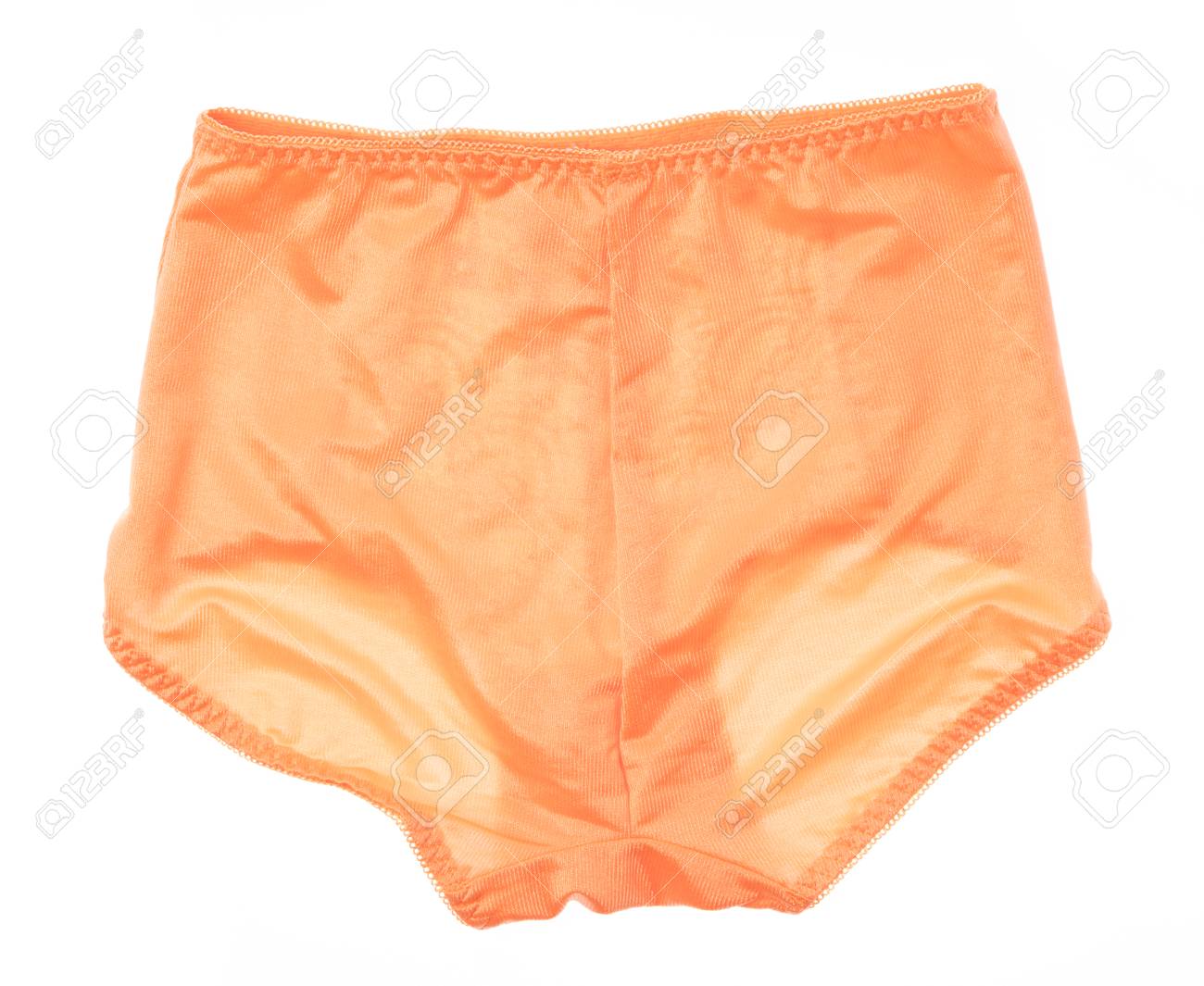 orange lace underwear