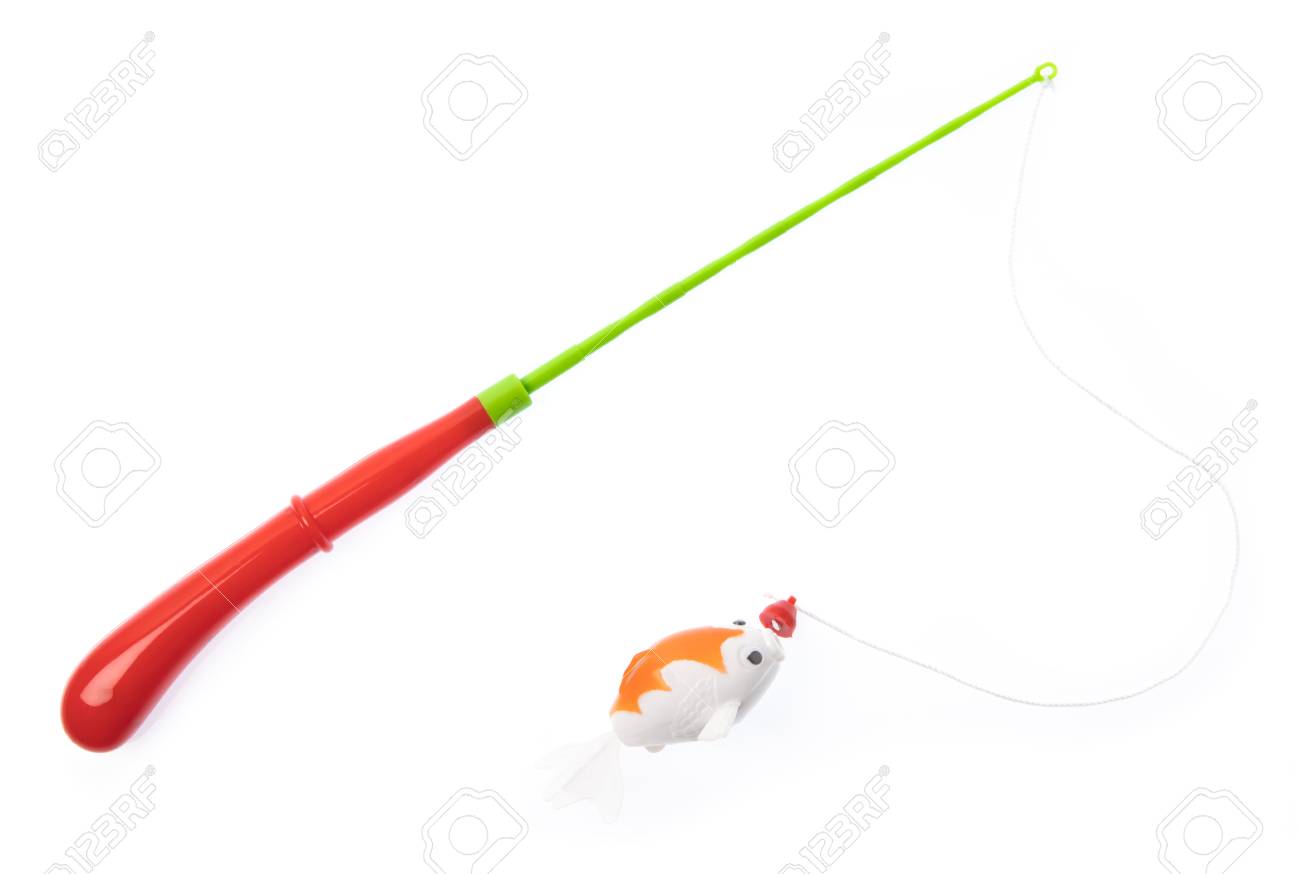 plastic fishing pole toy
