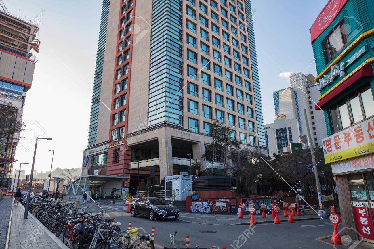 South Korea January 27 2018 Ewha Womans University Fashion