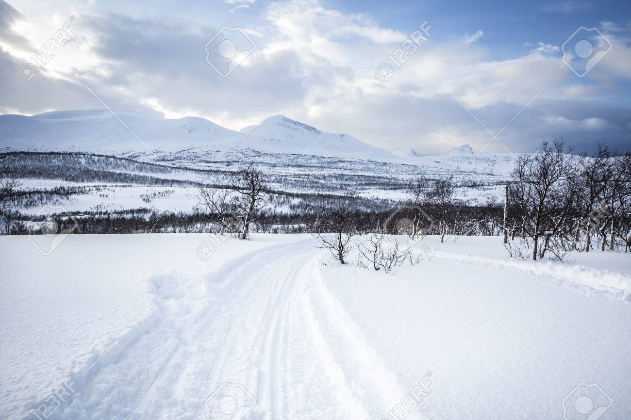 Snowy Norwegian Mountain Landscape Nordland Norway Stock Photo Picture And Royalty Free Image Image 38171645