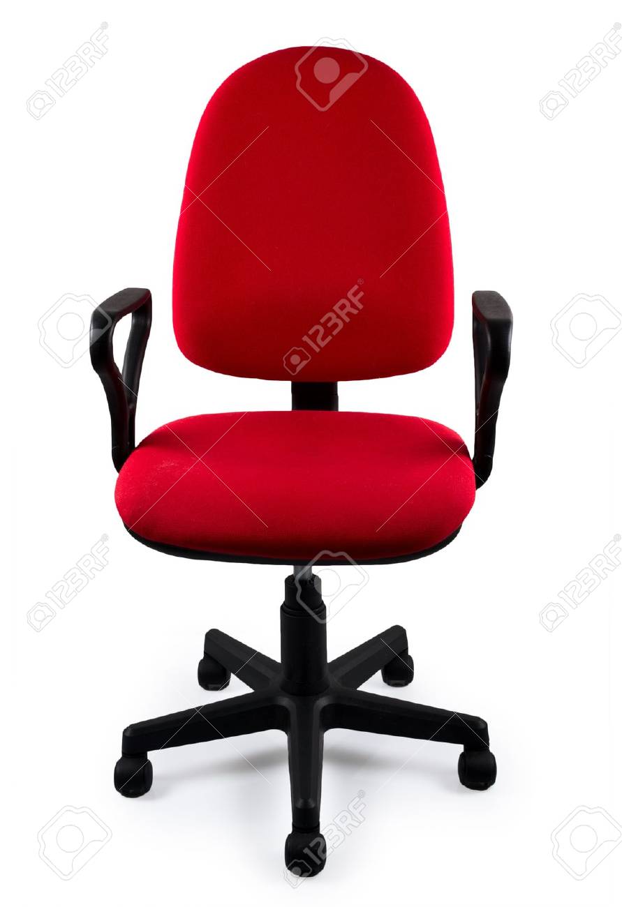 Red office chair stock photo 12082166