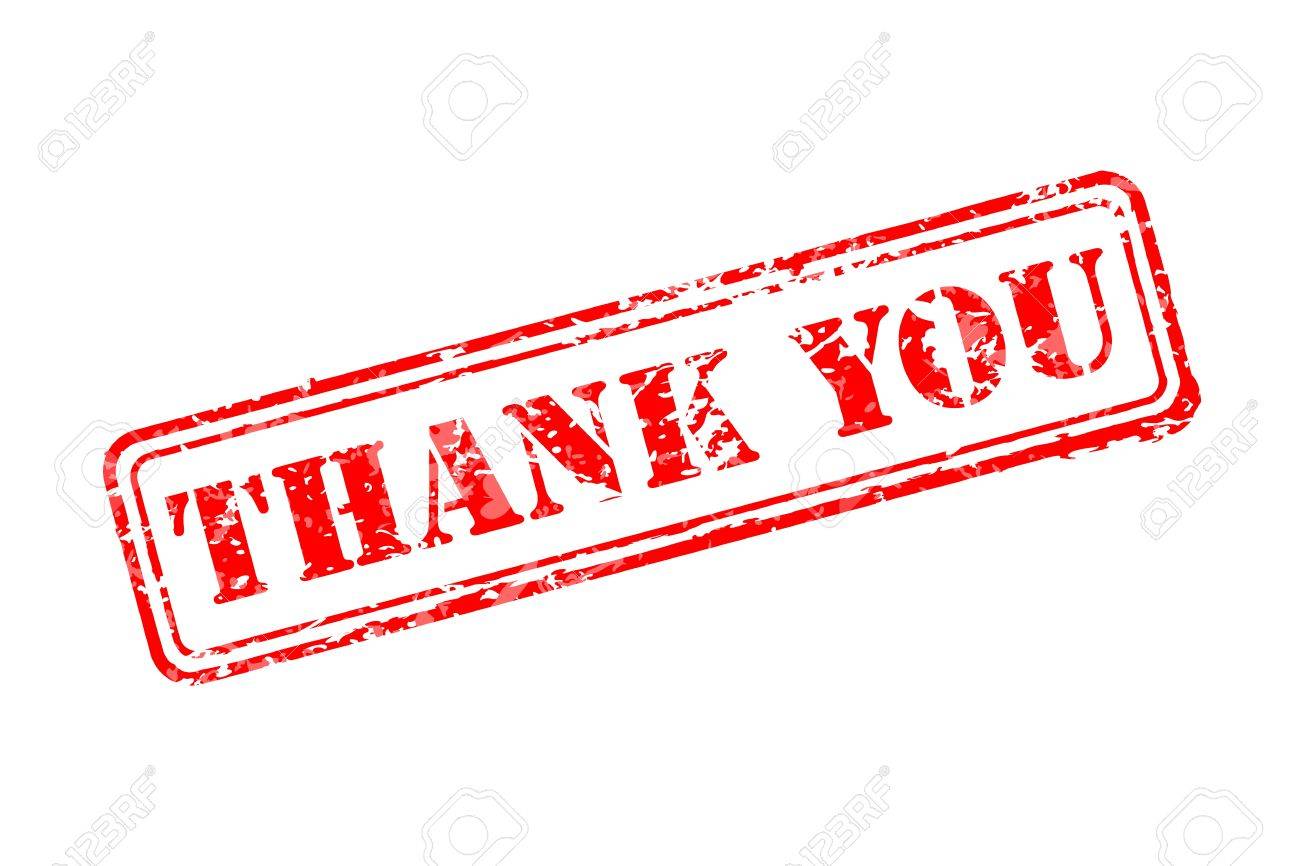 Thank You Stamp Stock Photo - Download Image Now - Rubber Stamp