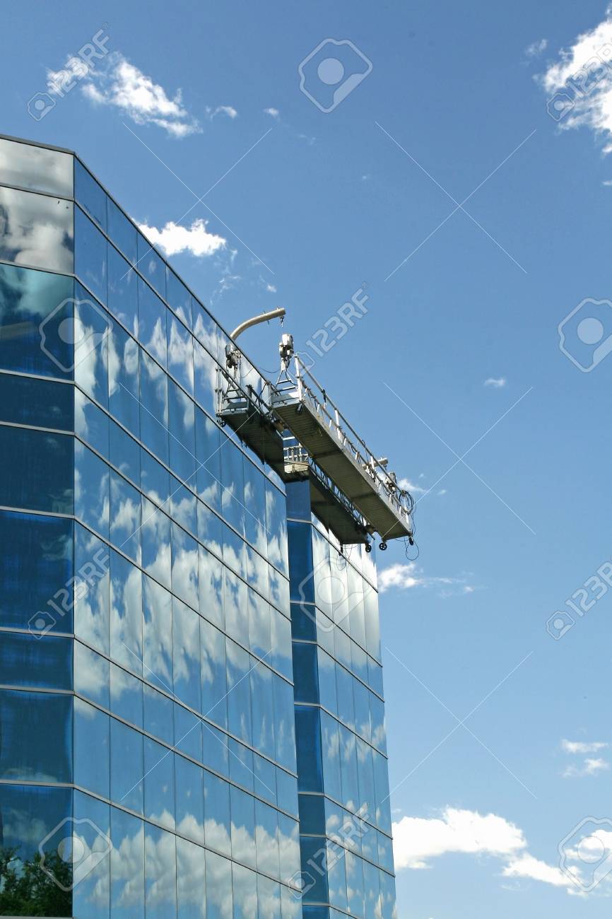 window washing scaffolding design