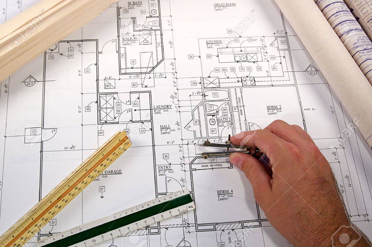 Architectural blueprints of new homes and communities Architectural blueprints of new homes and communities
