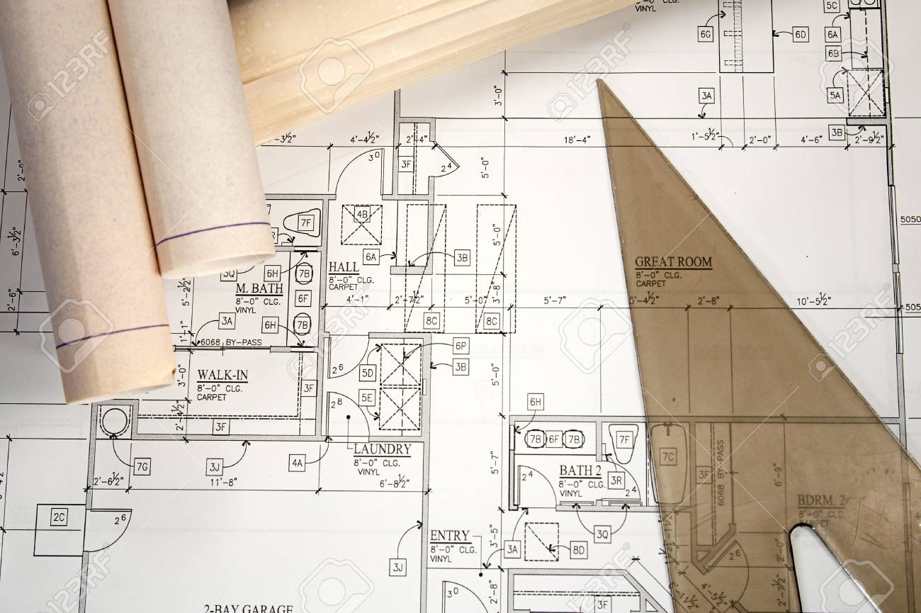 Architectural blueprints of new homes and communities Architectural blueprints of new homes and communities