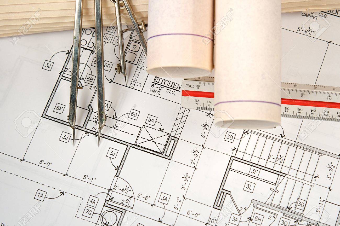 Architectural blueprints of new homes and communities Architectural blueprints of new homes and communities