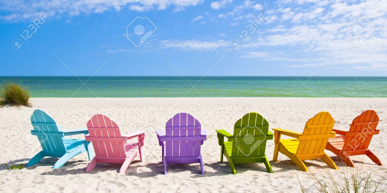 Adirondack Chairs On Beach Adirondack Chairs On Beach
