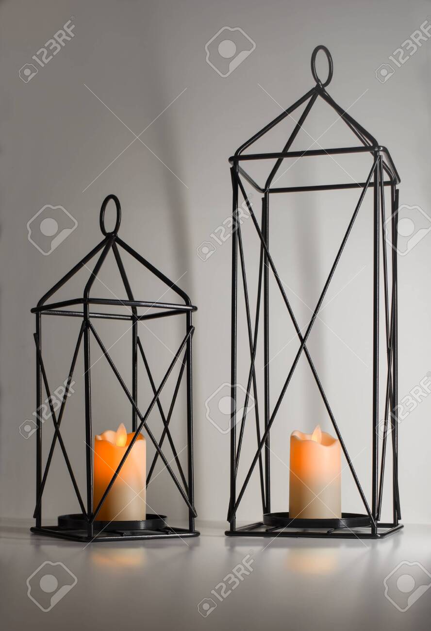 modern candle lantern