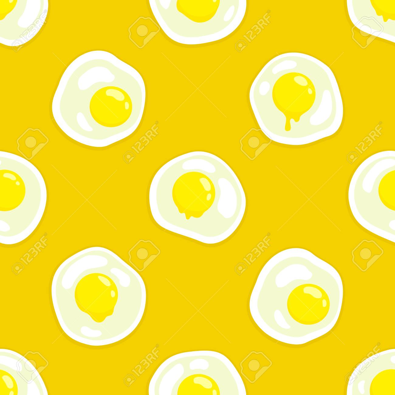 目玉焼きのシームレスなパターン 壁紙 背景 のイラスト素材 ベクタ Image 目玉焼きのシームレスなパターン 壁紙 背景 のイラスト素材 ベクタ Image