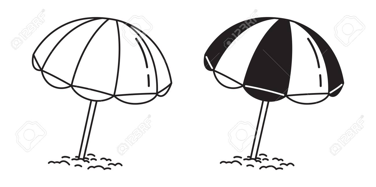 beach umbrella vector logo illustration summer sea ocean doodle royalty free cliparts vectors and stock illustration image 109629089 beach umbrella vector logo illustration summer sea ocean doodle