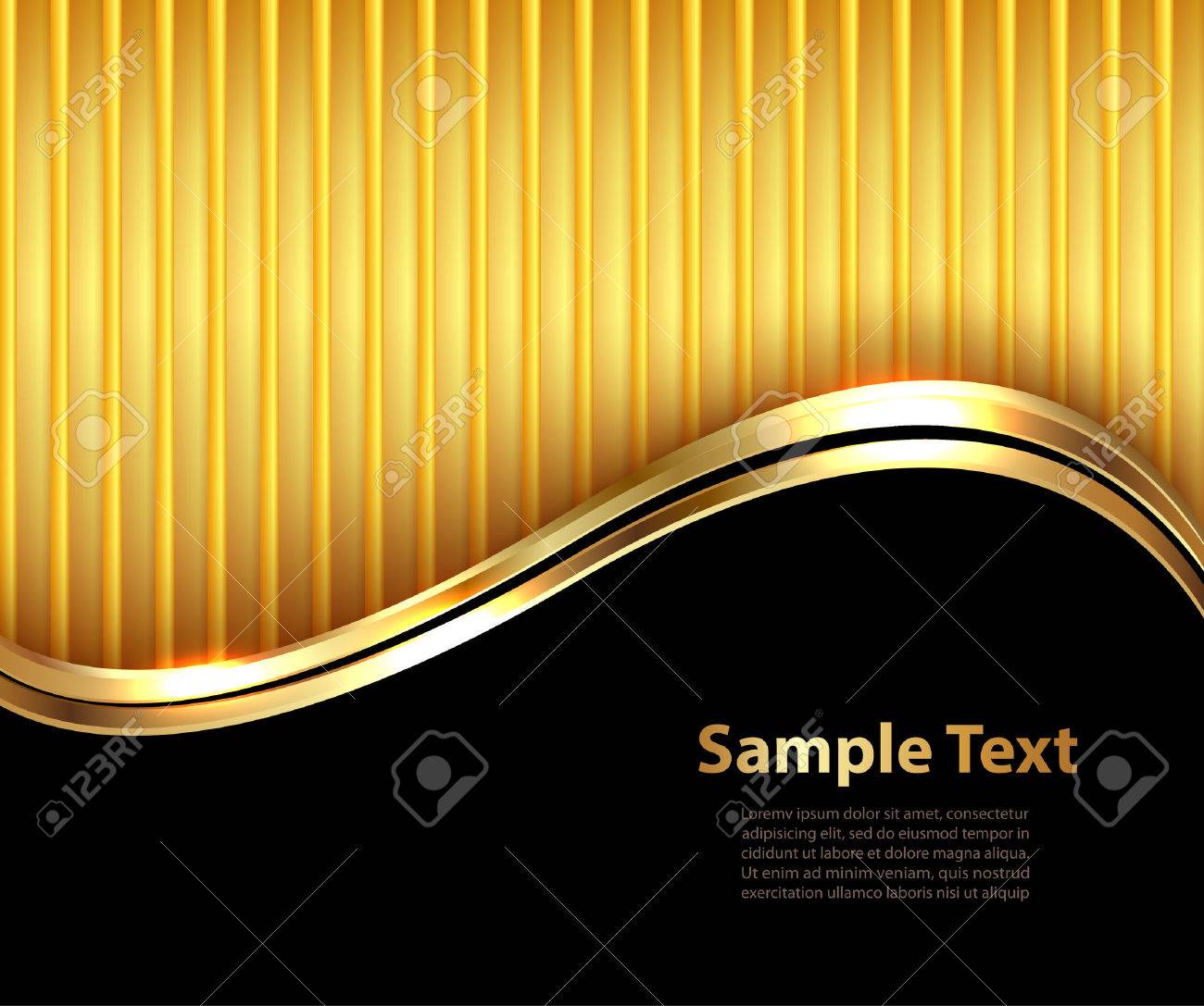 Business background, elegant gold and black, vector illustration. - 36130526 Business background, elegant gold and black, vector illustration. - 36130526
