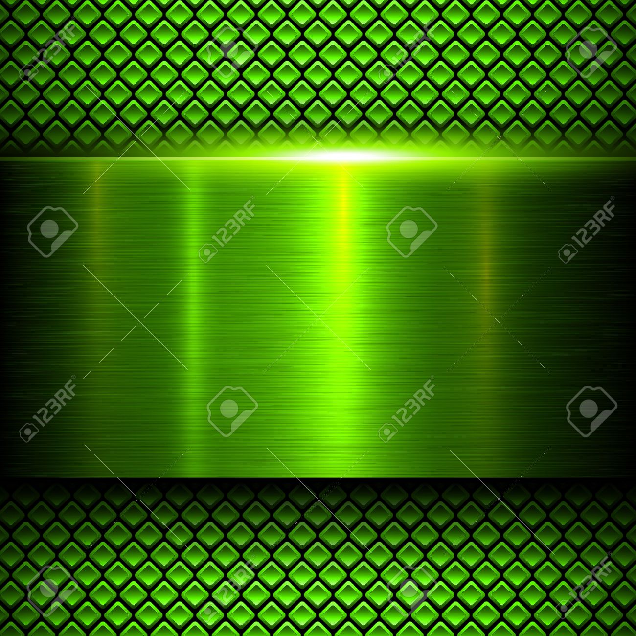 green metal