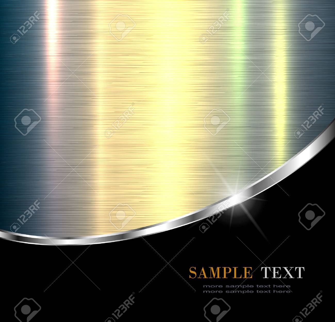 エレガントなメタリックな背景デザイン のイラスト素材 ベクタ Image