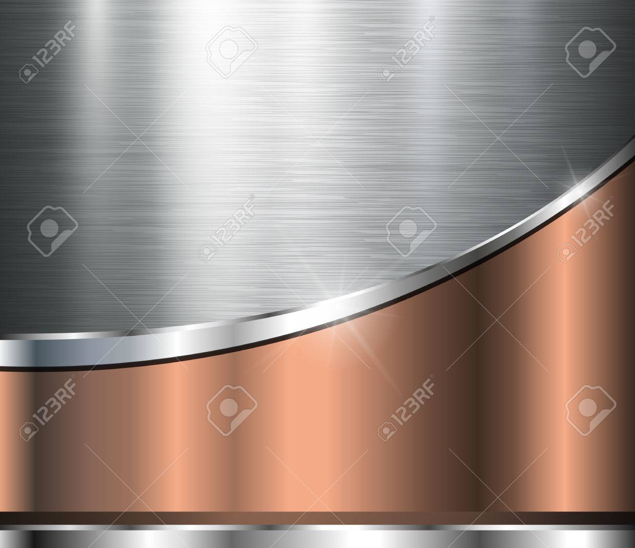 Metallic background polished steel texture, vector design. - 49361624 Metallic background polished steel texture, vector design. - 49361624