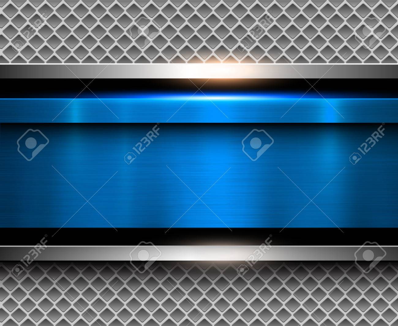 Background metallic blue with brushed metal texture, vector illustration. - 70320626 Background metallic blue with brushed metal texture, vector illustration. - 70320626