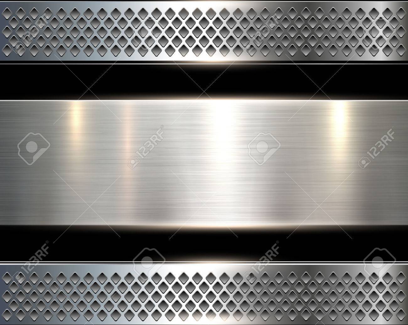メタリックな背景を光沢のある金属の質感 ベクトル イラスト のイラスト素材 ベクタ Image