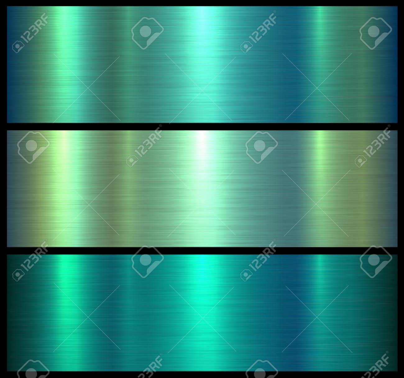 metal textures shiny green brushed metallic background vector textures metallic