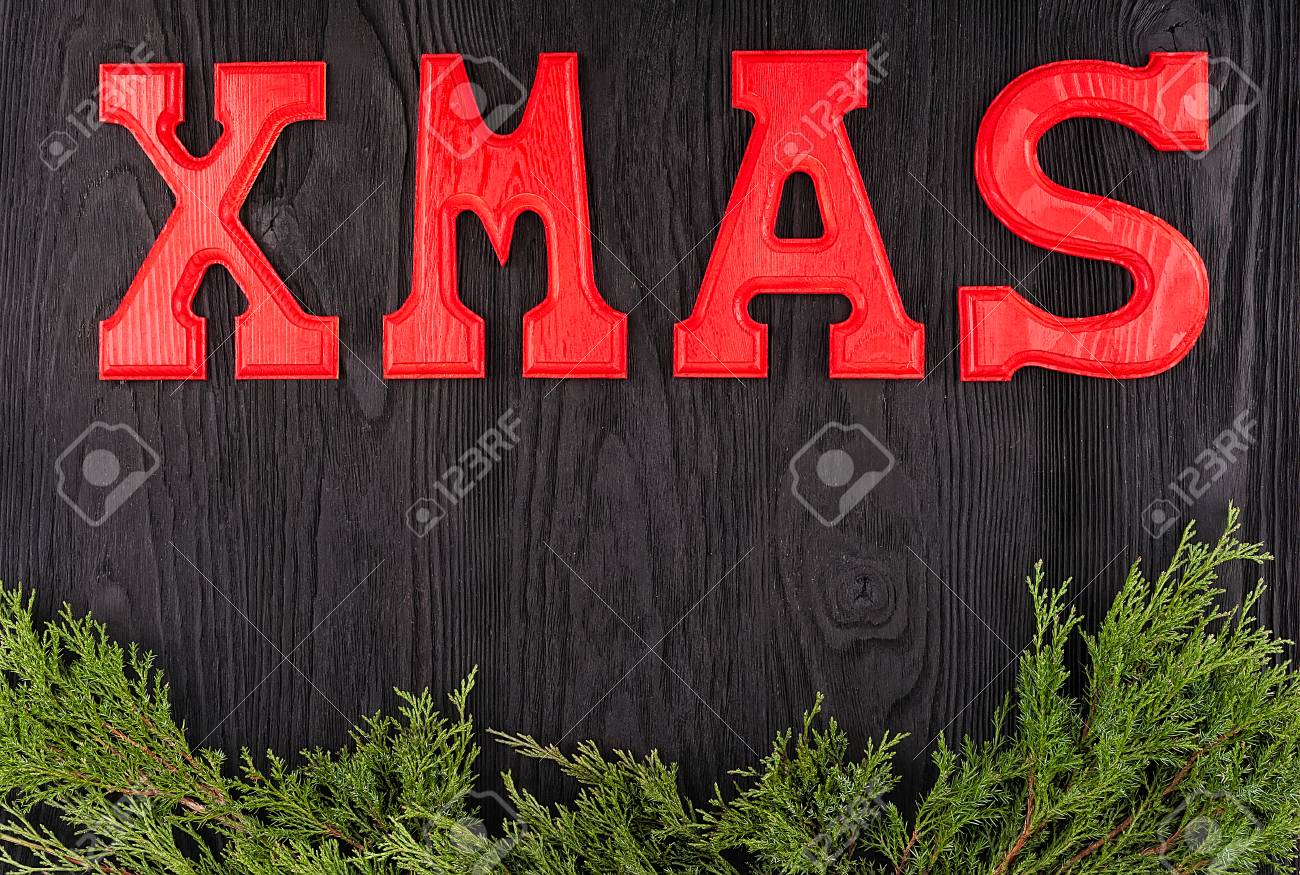 word xmas from red