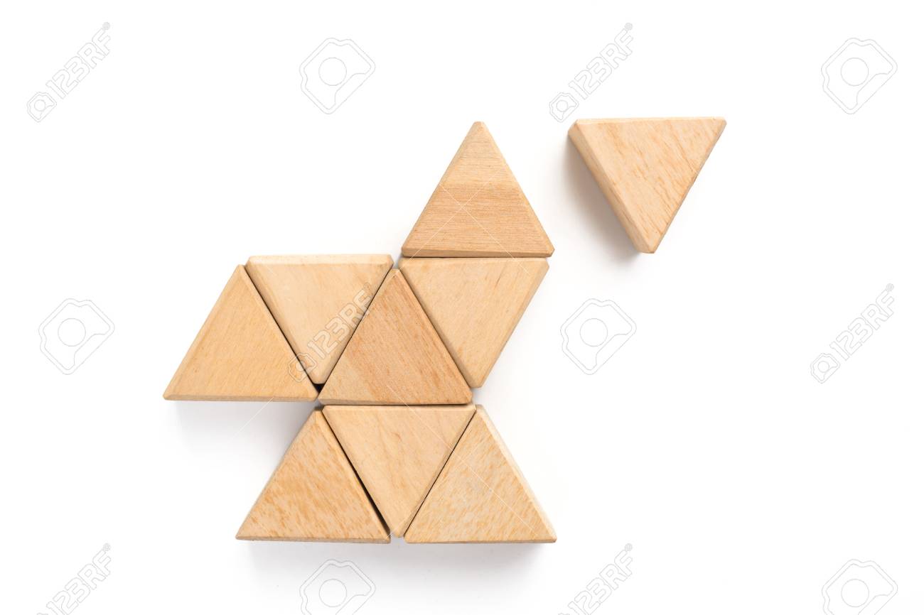 triangle wood block