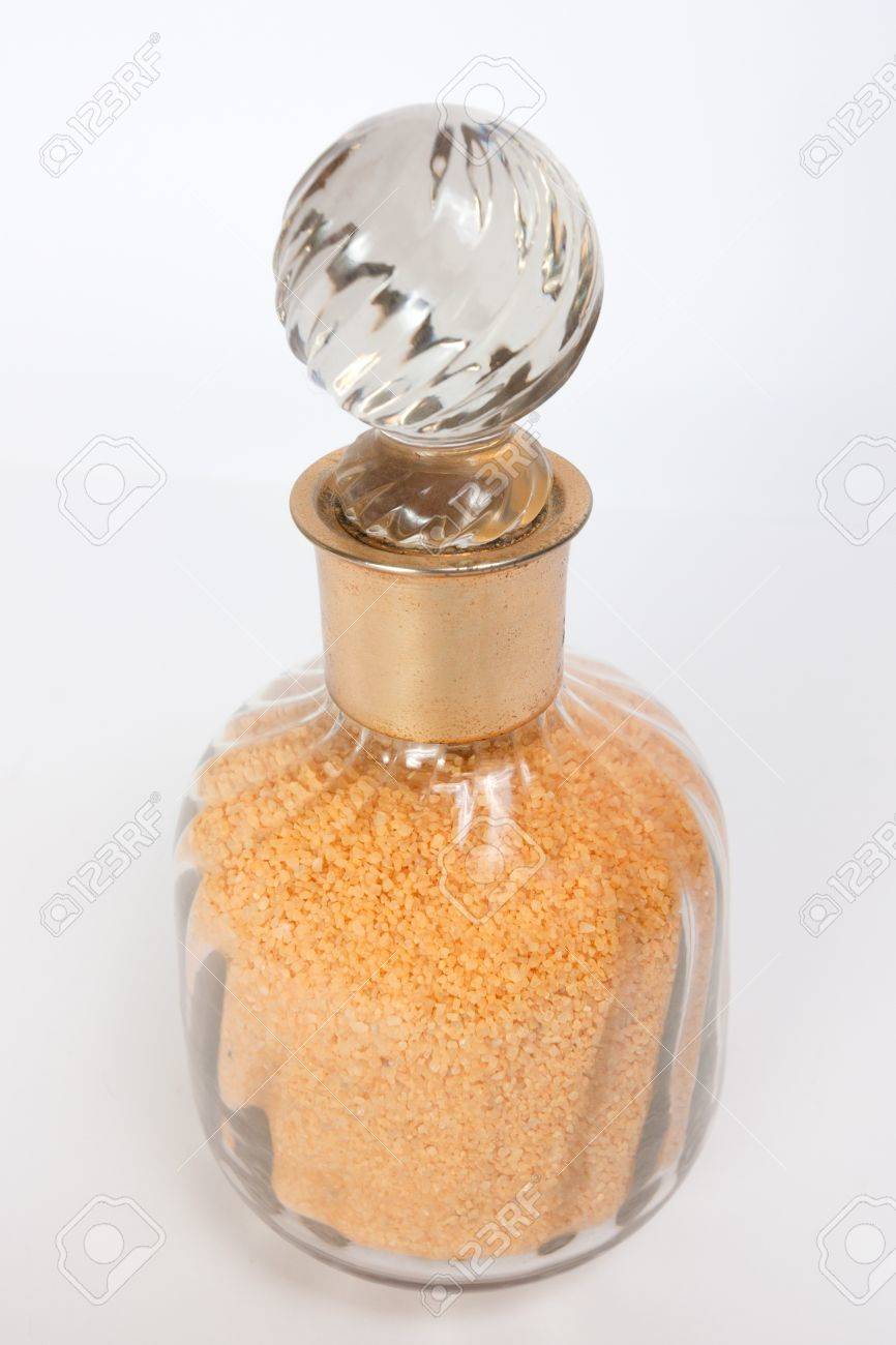 Download Generic Glass Bath Salts Container On White Background Stock Photo Picture And Royalty Free Image Image 16586895