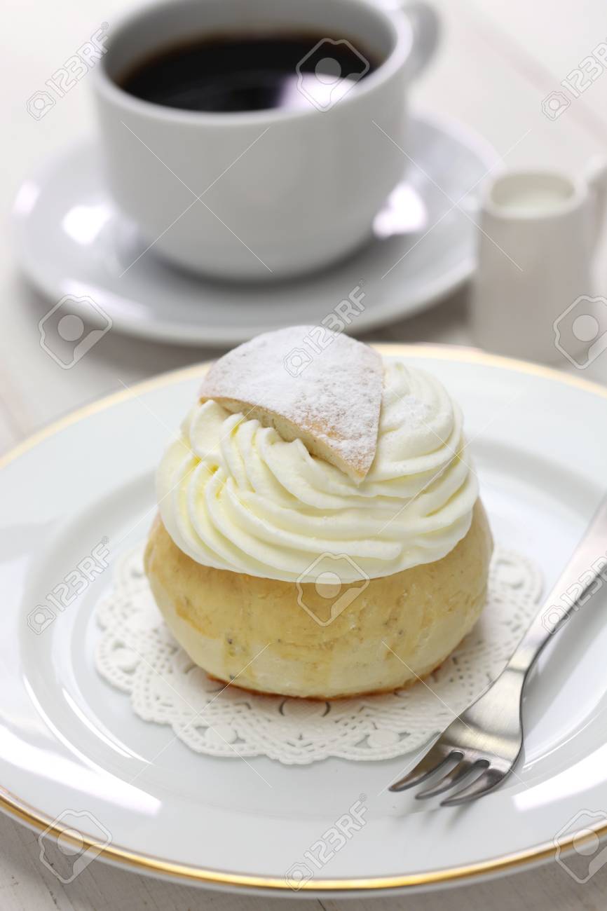 Homemade Semla Swedish Sweet Roll And Cup Of Coffee Stock Photo Picture And Royalty Free Image Image Homemade Semla Swedish Sweet Roll And Cup Of Coffee Stock Photo Picture And Royalty Free Image Image