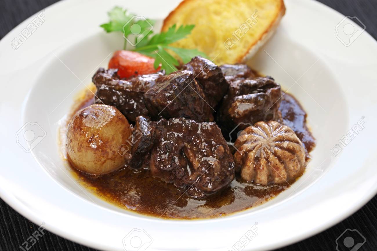 Boeuf Bourguignon Boeuf Cuit Au Vin Rouge Cuisine Bourguignonne