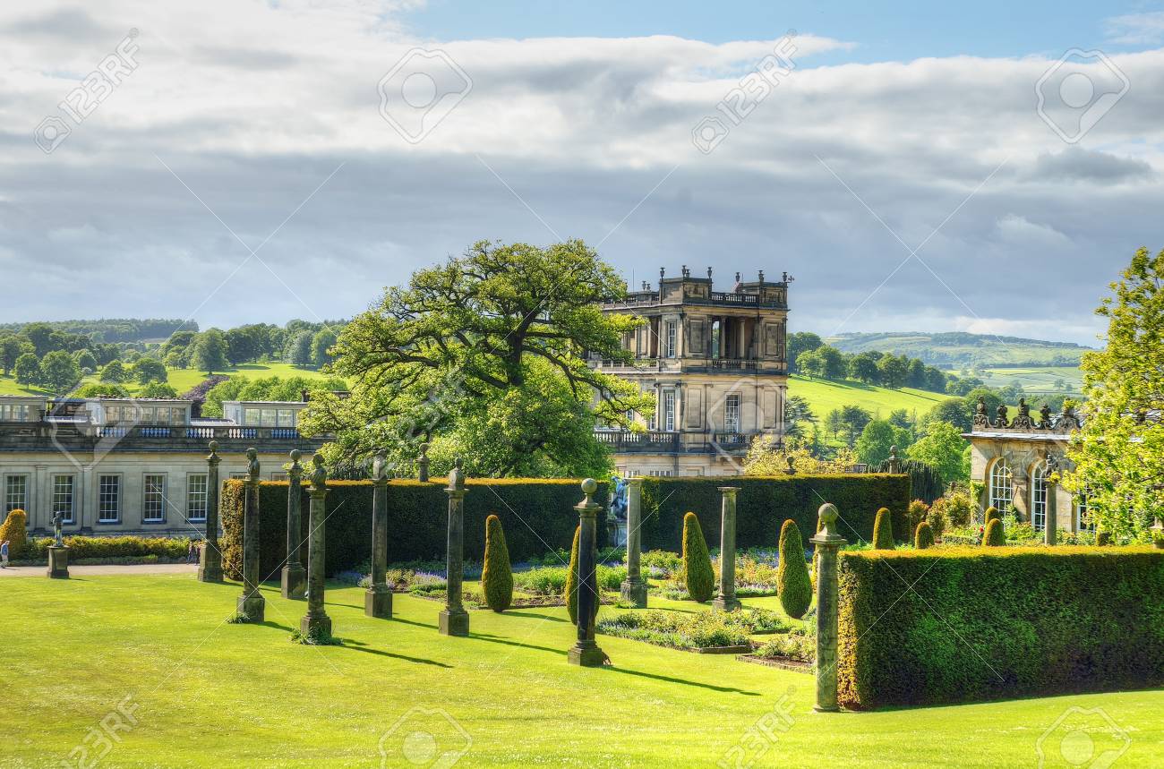 チャッツワース ハウス ダービーシャー州 イギリス の写真素材 画像素材 Image