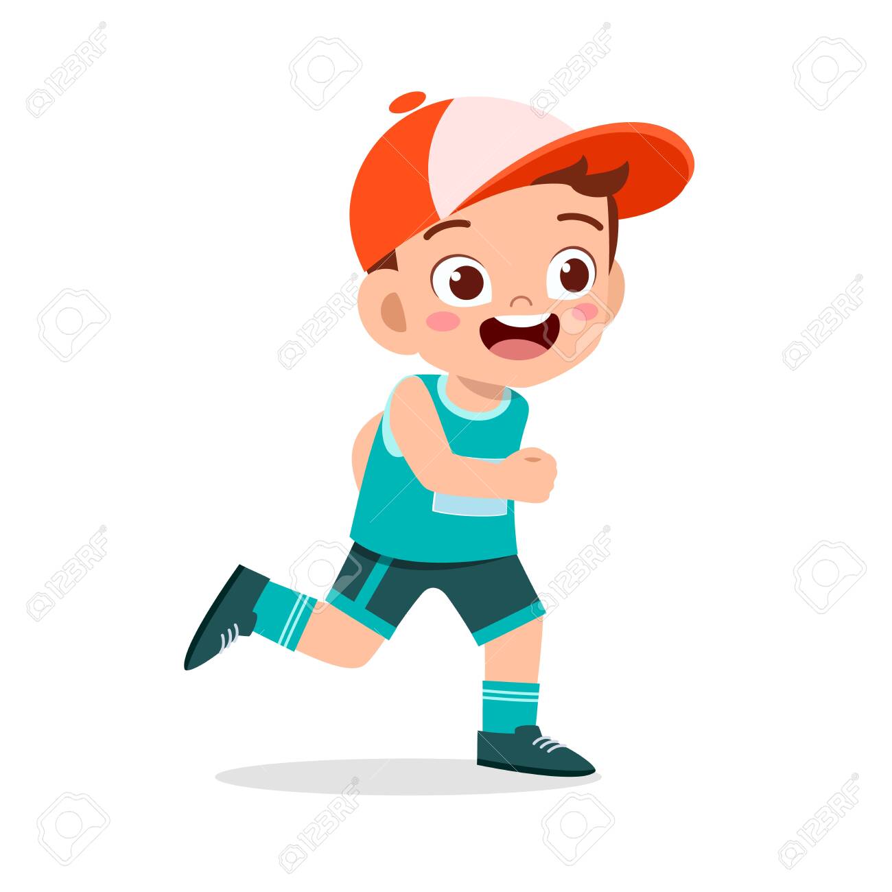 kid jogging