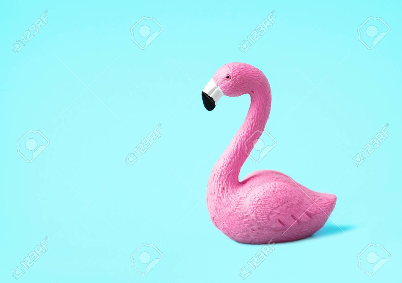 small flamingo toy