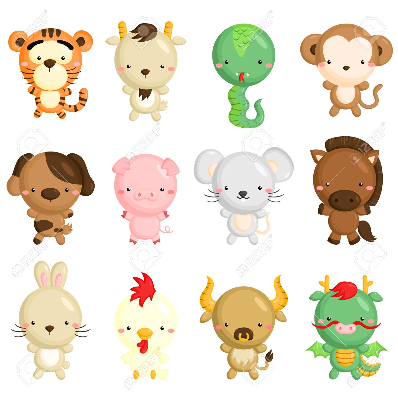 chinese zodiac animals royalty
