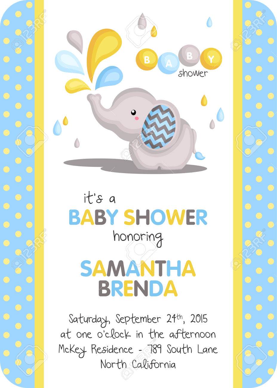 elephant baby shower invitations boy elephant baby shower invitation royalty free cliparts vectors elephant baby shower invitations boy elephant baby shower invitation royalty free cliparts vectors
