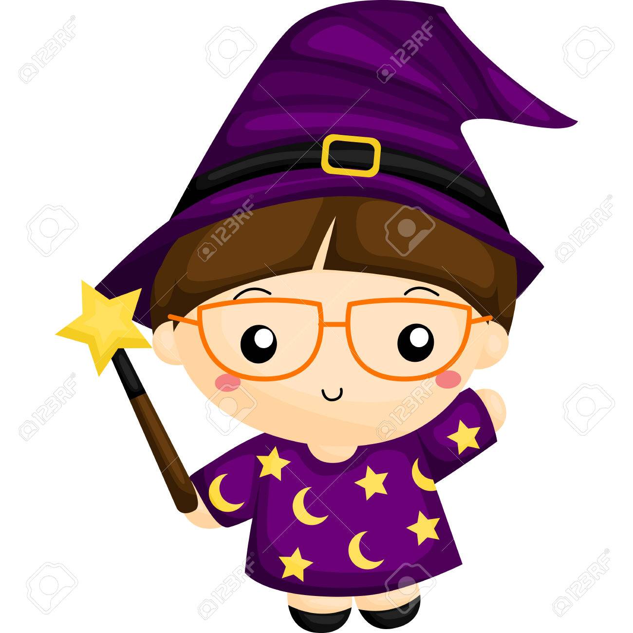 魔女の杖のイラスト素材 ベクタ Image